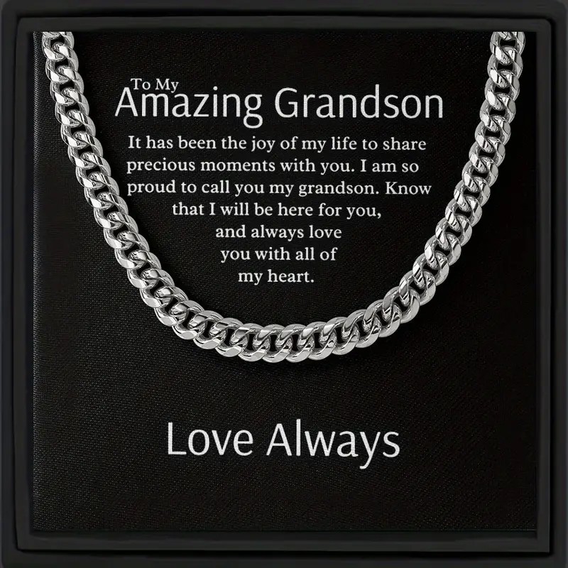 

Necklace Steel Necklace Decorative Accessories For Boys And