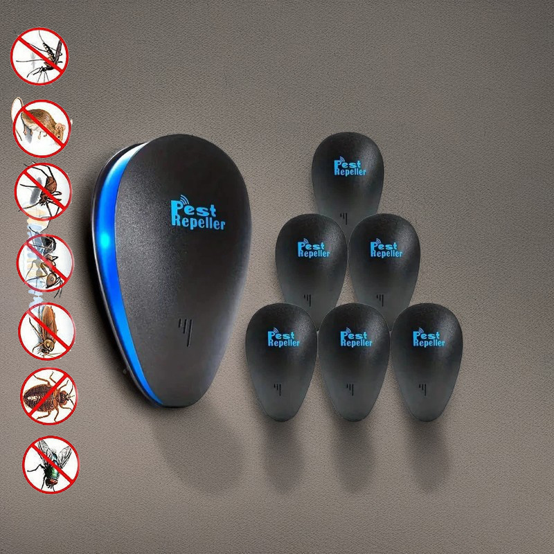 Ultrasonic Plug In Pest Repellent Indoorfor Flea Insects Mosquitoes