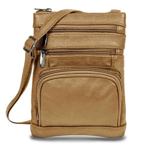 genuine leather cross body handbag soft durable crossbody bags 3 sizes multiple colors