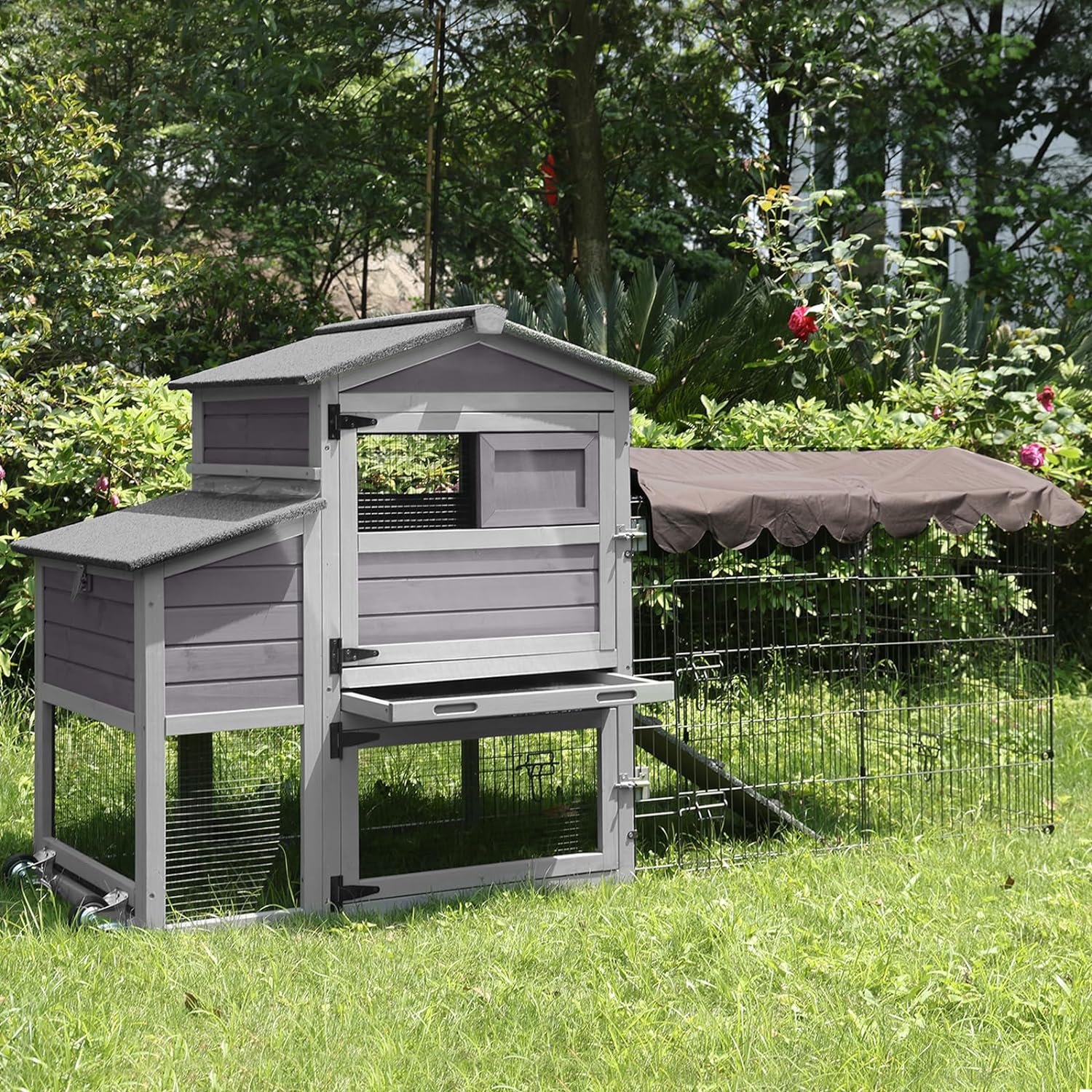 Mobile Chicken Coop Large - Temu