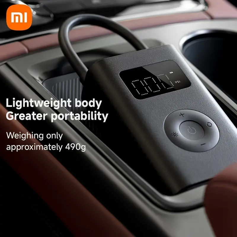 

Xiaomi Portable Air , 150 Psi Tire For Car, , And - 6 In , Detection, -in Battery And -c ,