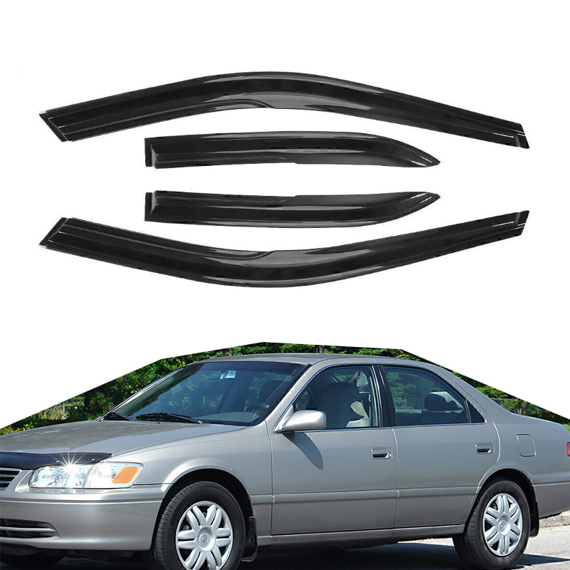 TEMU 4 Pcs Window Visors For For Camry 1997-2001 Weather Rain Deflector