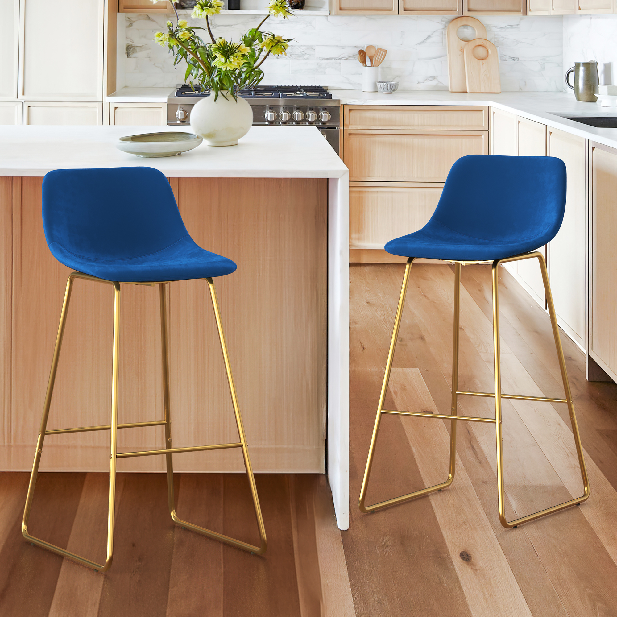 Gold Blue Counter Stools Canada Destiny Faux Leather Counter Stool