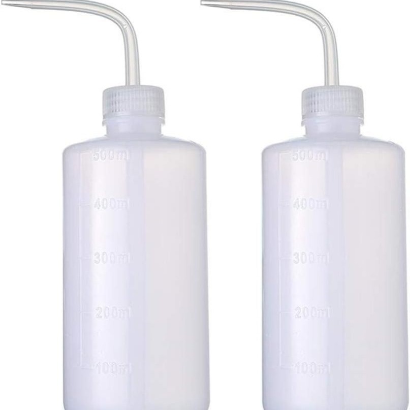 

2pack Squeeze Bottle Wash Bottle Tattoo Cleaning Bottle Liquid Soap And Water Holder, 500 Ml, -xp-4