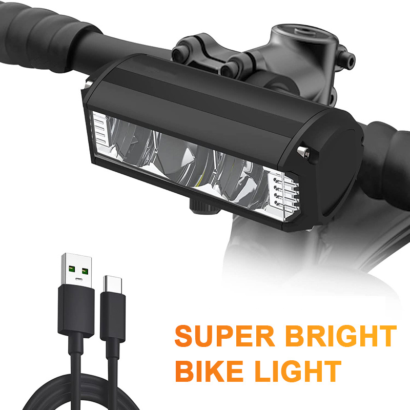 1000* LED Bike Light,USB Rechargeable Bicycle Headlight Bike Headlight  Taillight, Daytime Running Light Bicycle Accessories