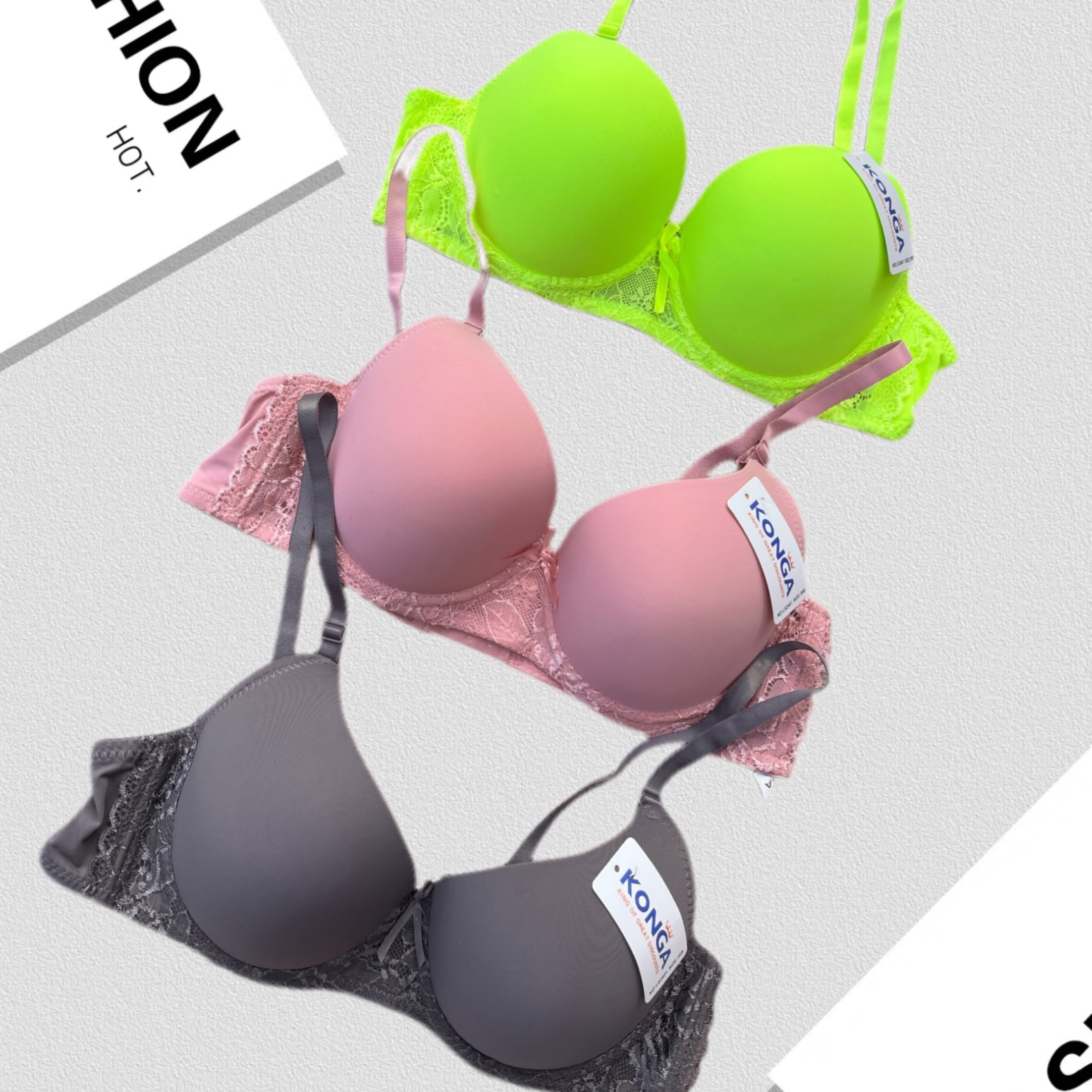 

01 6-pack Assorted Colors Ultra-soft Seamless Push-up Bras, Comfortable Everyday Supportive T-shirt Bras For Women, Elegant Style Versatile Value Set With Breathable Cups