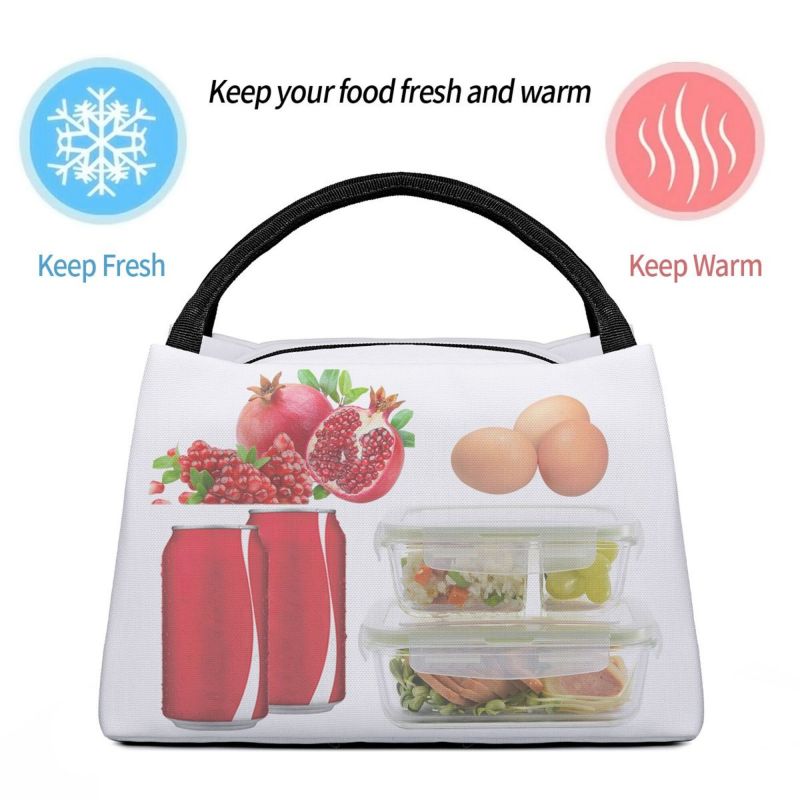 1pc Mysterious Blue Leaf Pattern, Portable Reusable Refrigerated Bag ...