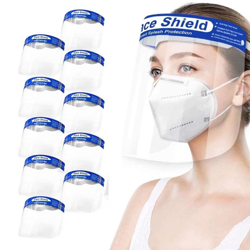 

5-pack: Reusable Waterproof Transparent Face Shield