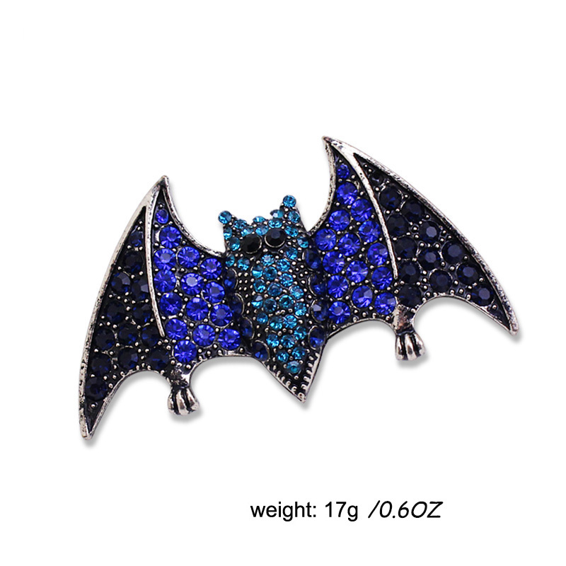 

Trend Animal Brooches Personalized Retro Aerial Bat Brooch Royal Blue Antique Jewelry Men's Luxury Owl Brooch Women's Clothing Lobster Brooch New Year Gift