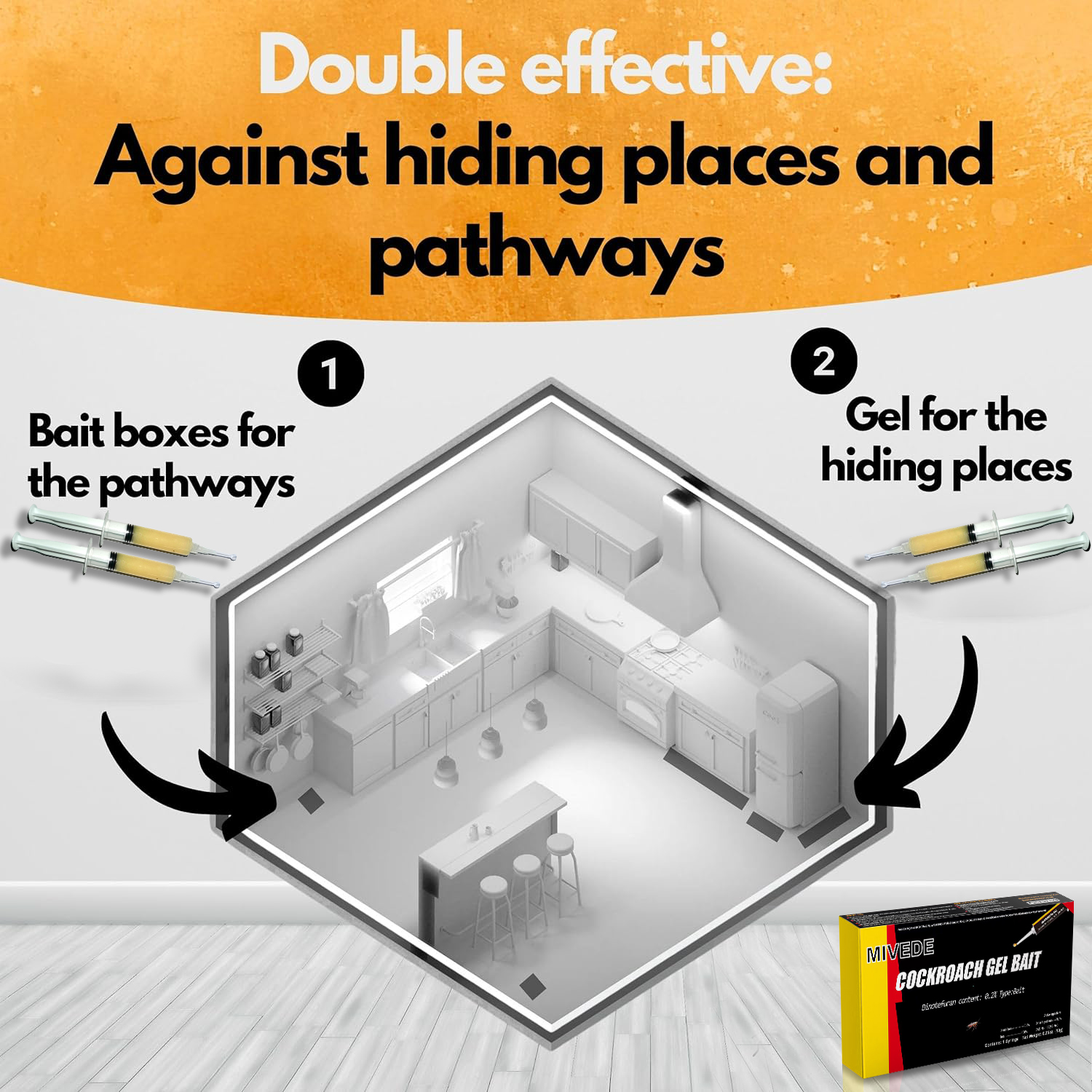 4 Packs Ultrasonic Plug In Pest Repellent Indoorfor Flea Insects