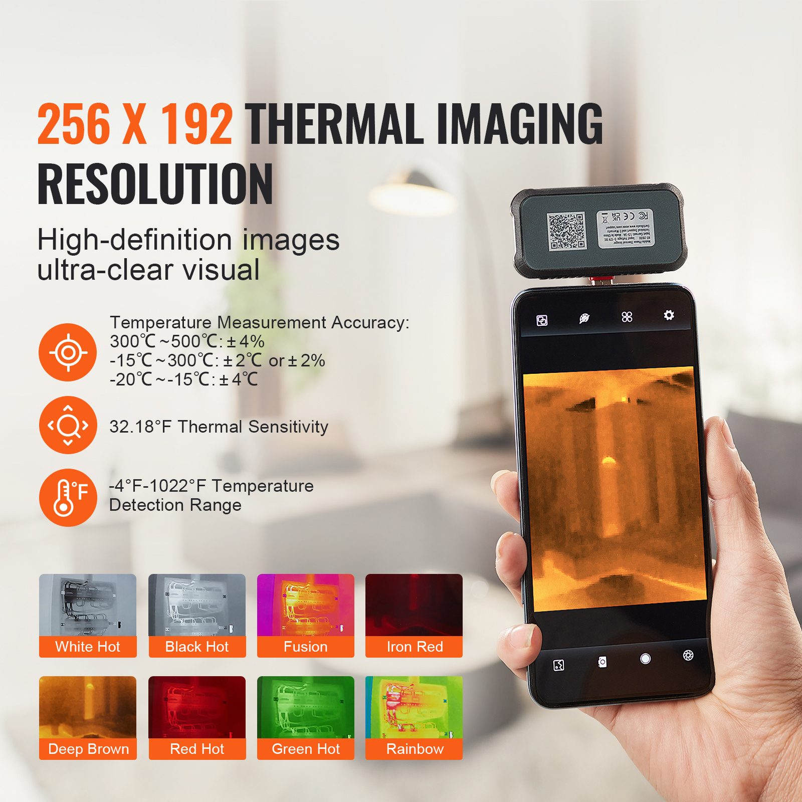 thermal imaging camera 256 x 192 ir resolution Temu