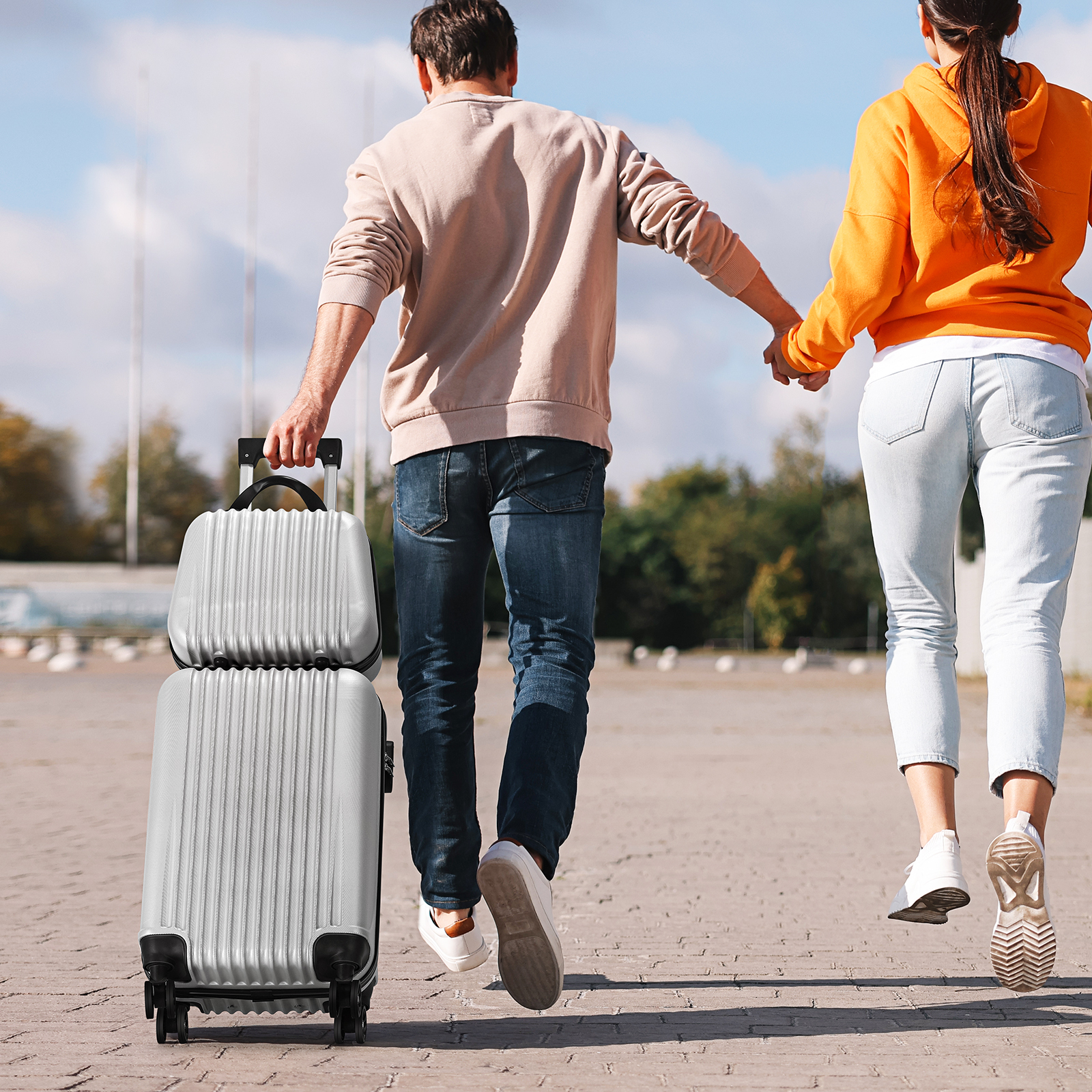 Luggage Suitcase Abs Hardshell Carry Luggage 3 Temu