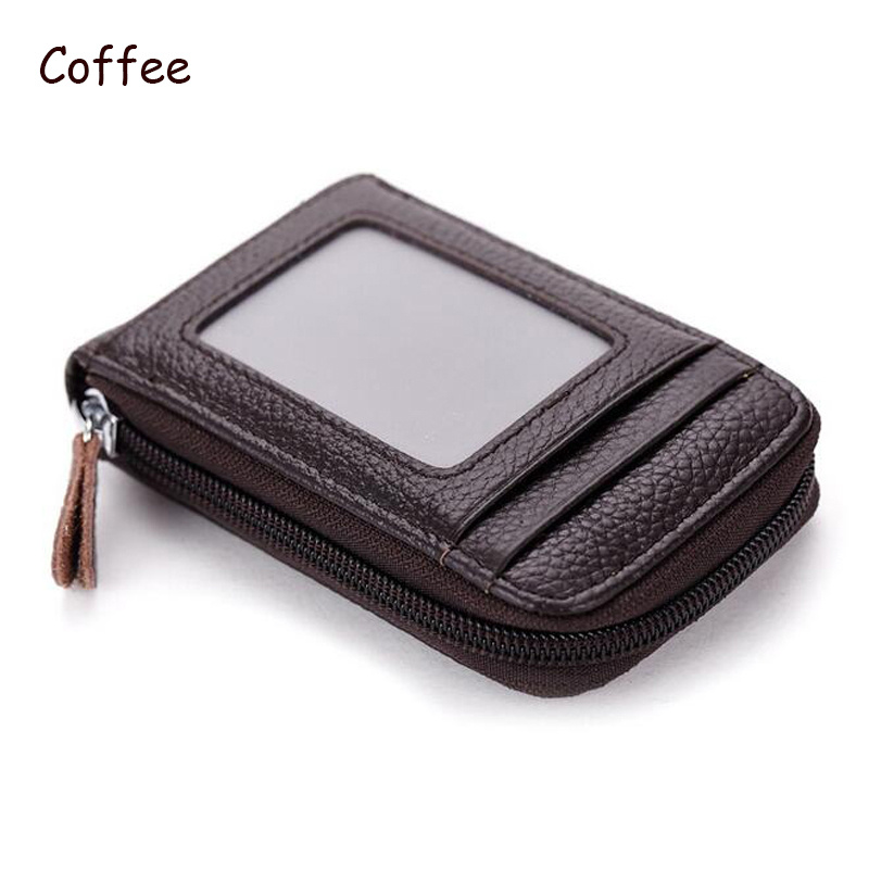 

Rfid Blocking Pu Leather Credit Card Holder Minimalist Pocket Organizer Compact Size Business Card Case For Women Men