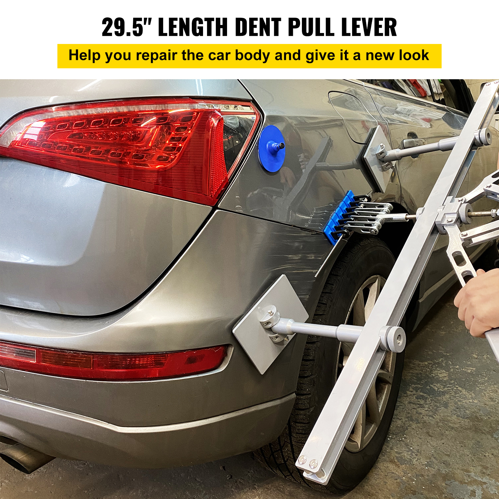 

Vevor Dent Pull Bar For Aluminum And Steel Dent Pulling With 6 Claw Hook 75cm Dent Remover Bar For Auto Body Dent Repair