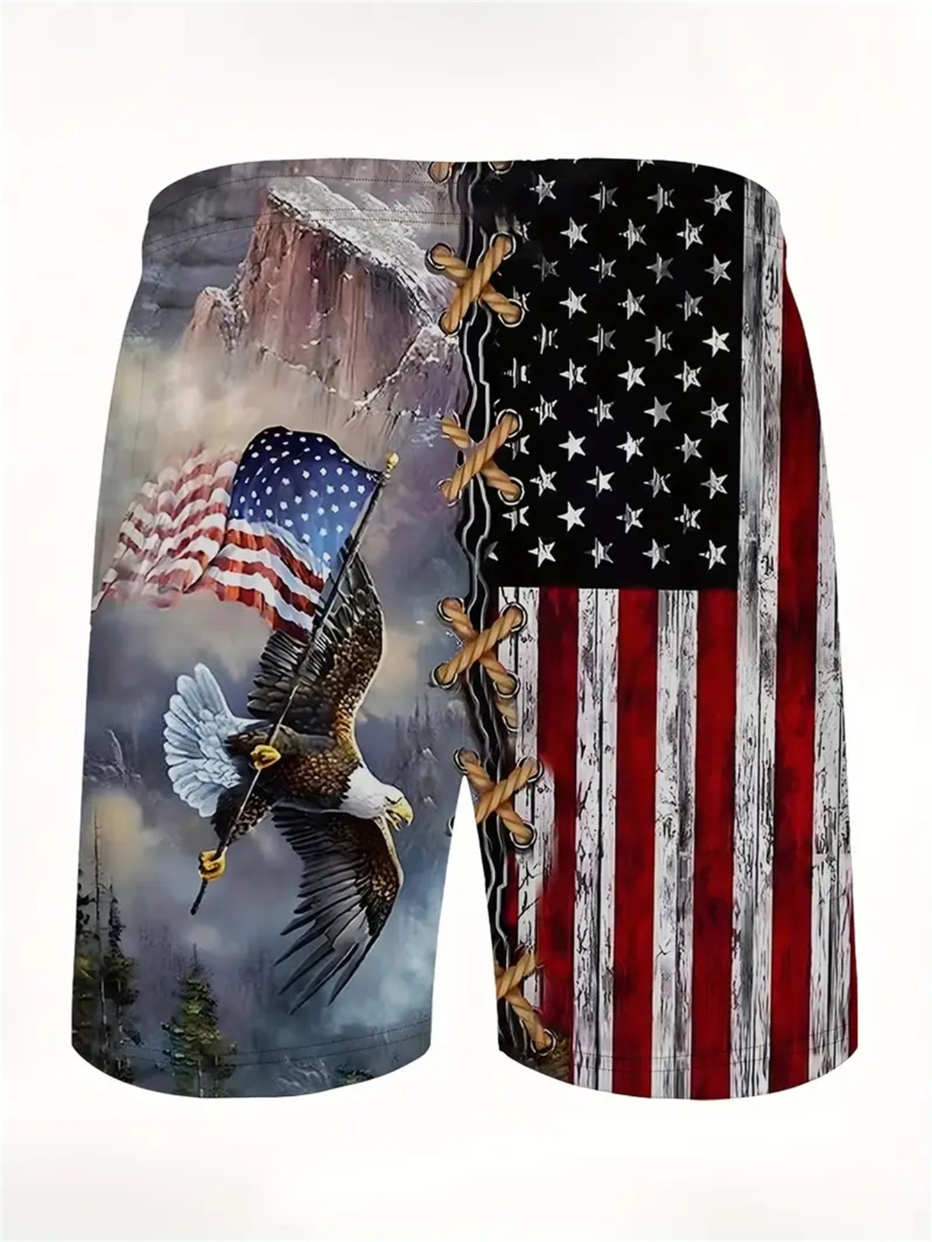 American Flag Men's Swim Trunks Compression Liner Usa Flag - Temu