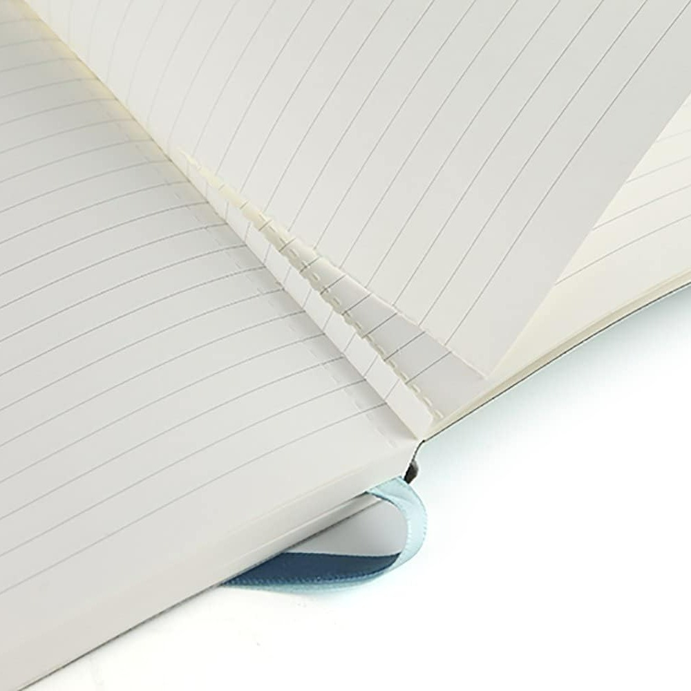 A5 Faux Leather Refillable Lined Notebook Narrow Ruled . - Temu