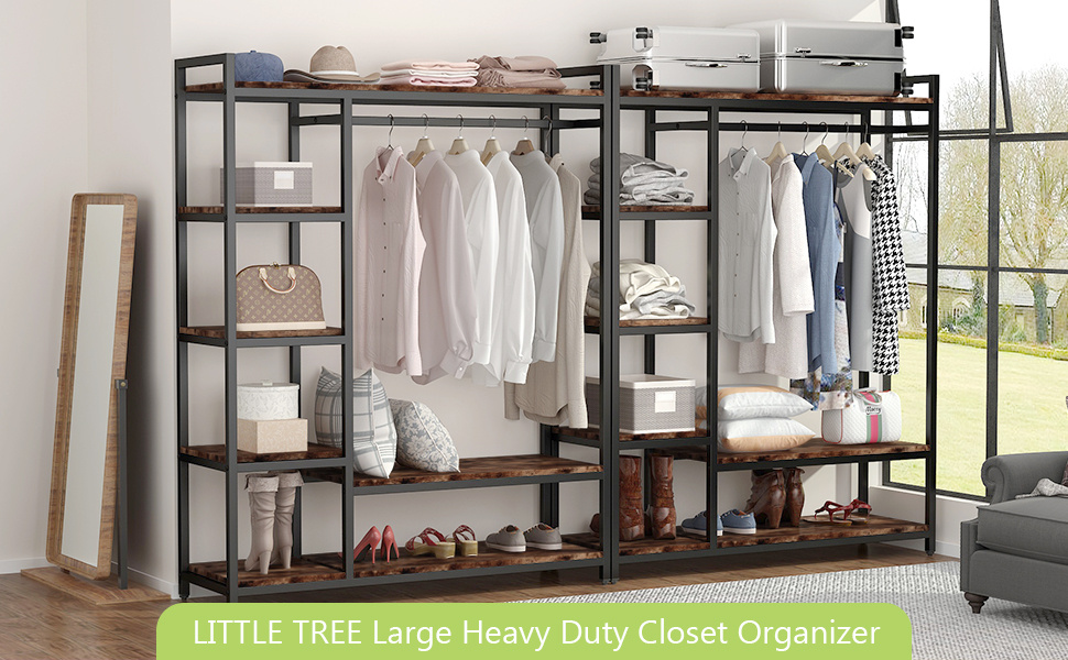 tribesigns free standing closet organizer easy assembly Temu