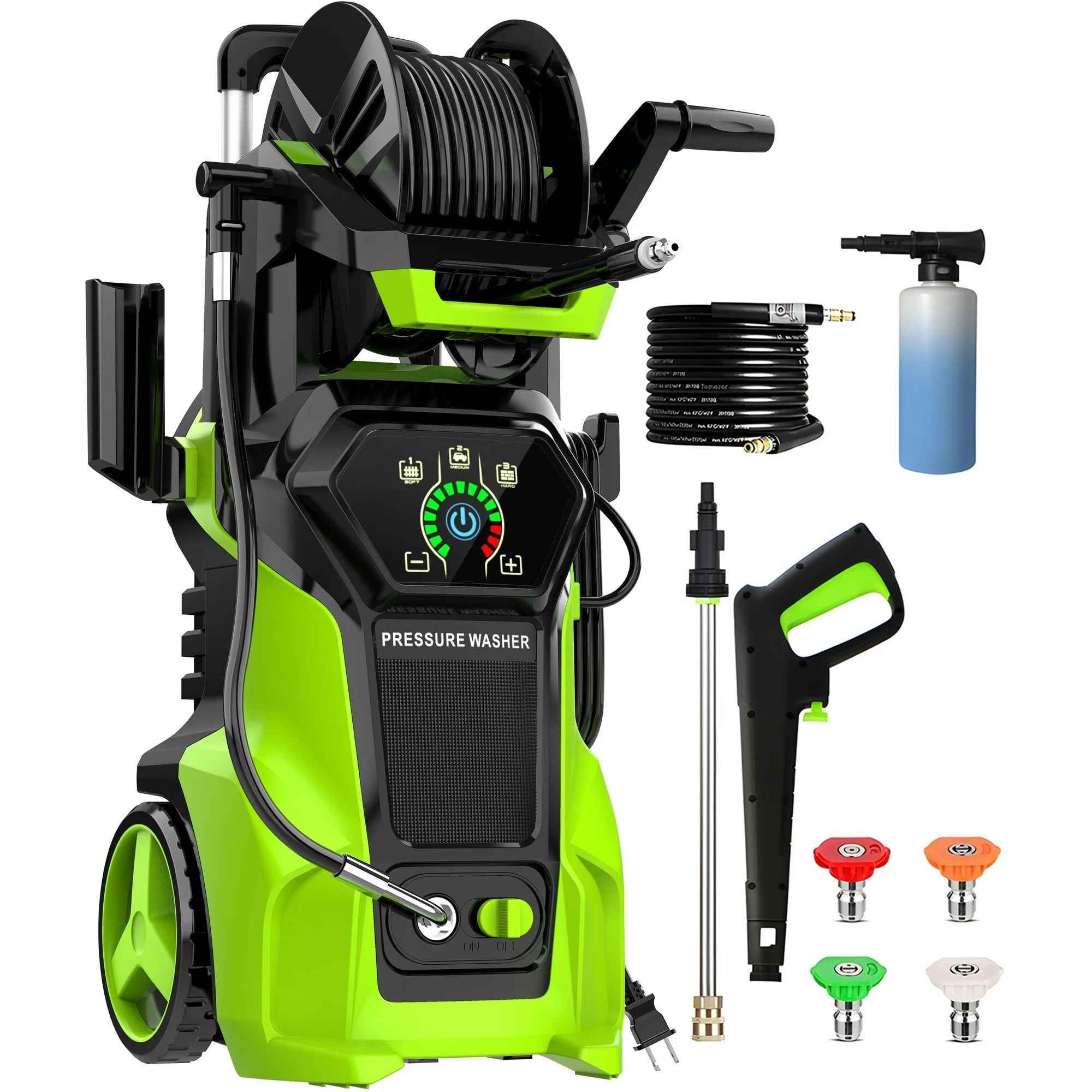 

Electric Pressure Washer 4800 Psi - 3.2 Gpm High Power Washer With 5 Different Tips, 1800w Pressure Cleaner Machine For Car, Patios, Floor Cleaning