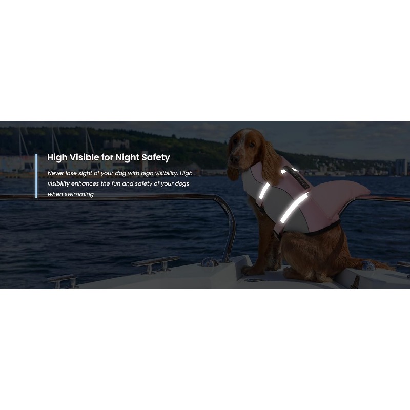 Dog Life Jacket Large Dog Life Vest For Swimming Boating Jackets For 