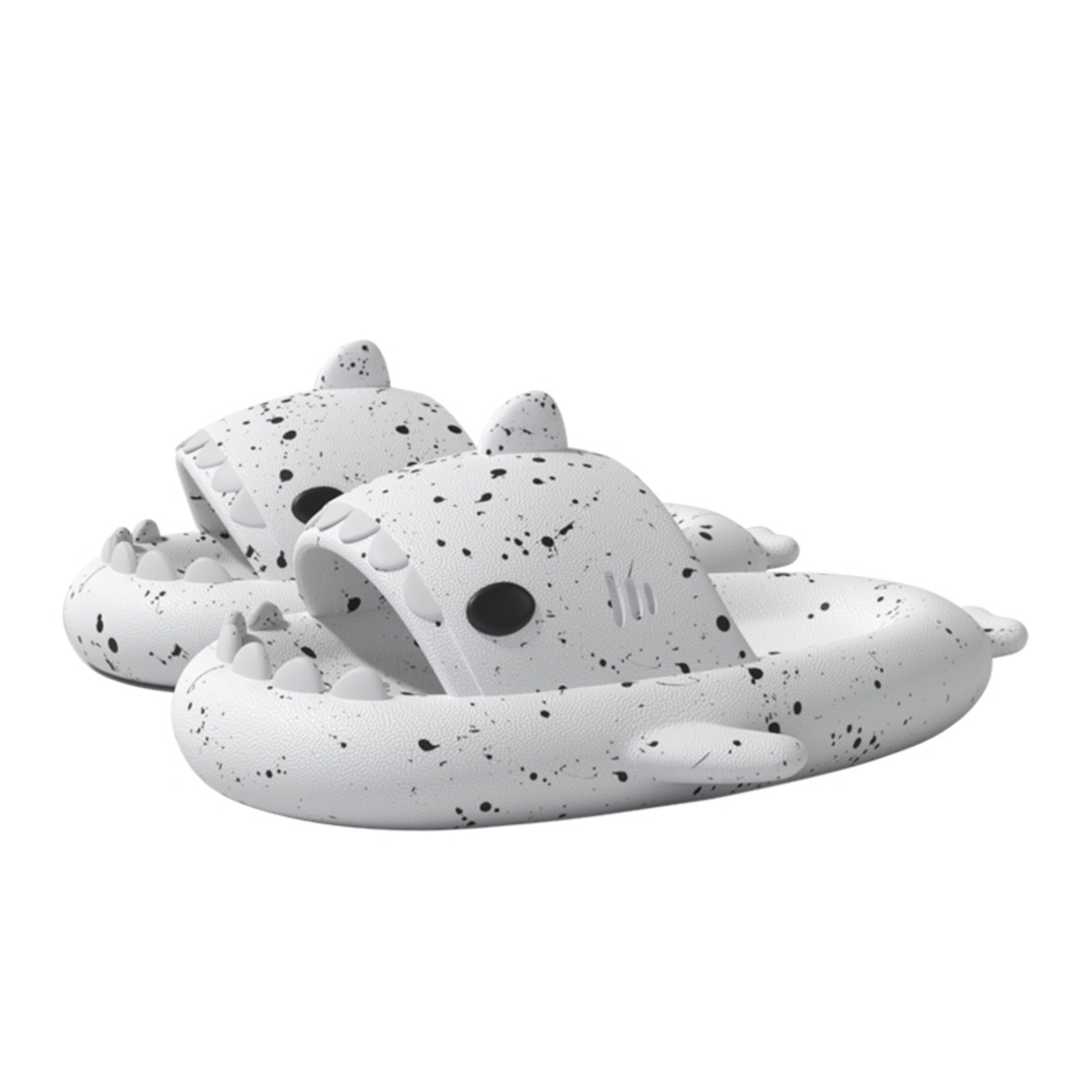 

Men's And Women's Shark Slides Desert Shark Slippers Pillow Slippers Starry Sky Slipper Cloud Slippers With Thick Sole And Deep Heel Cup Footbed - Anti-slip Beach Pool Shower Shoes For Summer