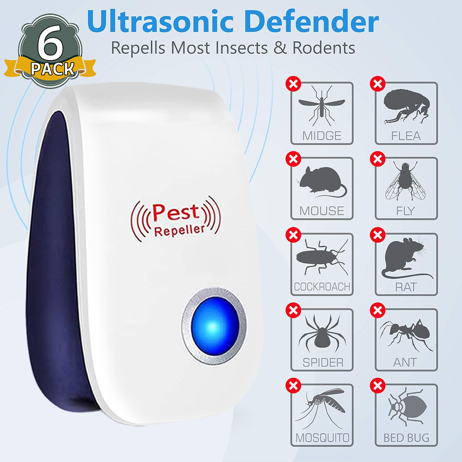 Pest Repellent 6 Pack Mouse Repellent Rodent Repellent Better