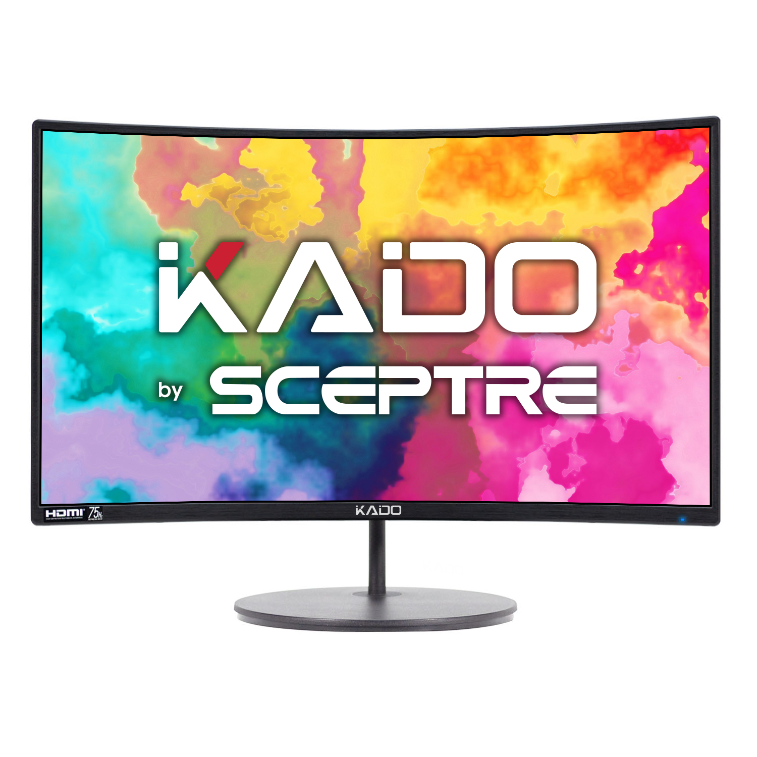 

By Sceptre Curved 27" Computer Monitor Gaming Office 1500r 1920x1080 Hd 75hz Built-in Speakers Wall Mount Ready Black