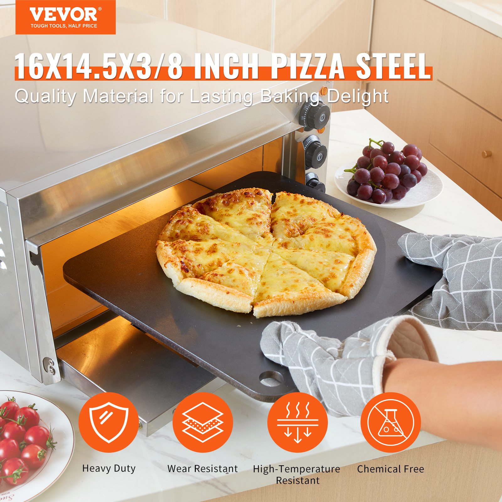 pizza steel 16 x 14 x pizza steel plate oven pre Temu
