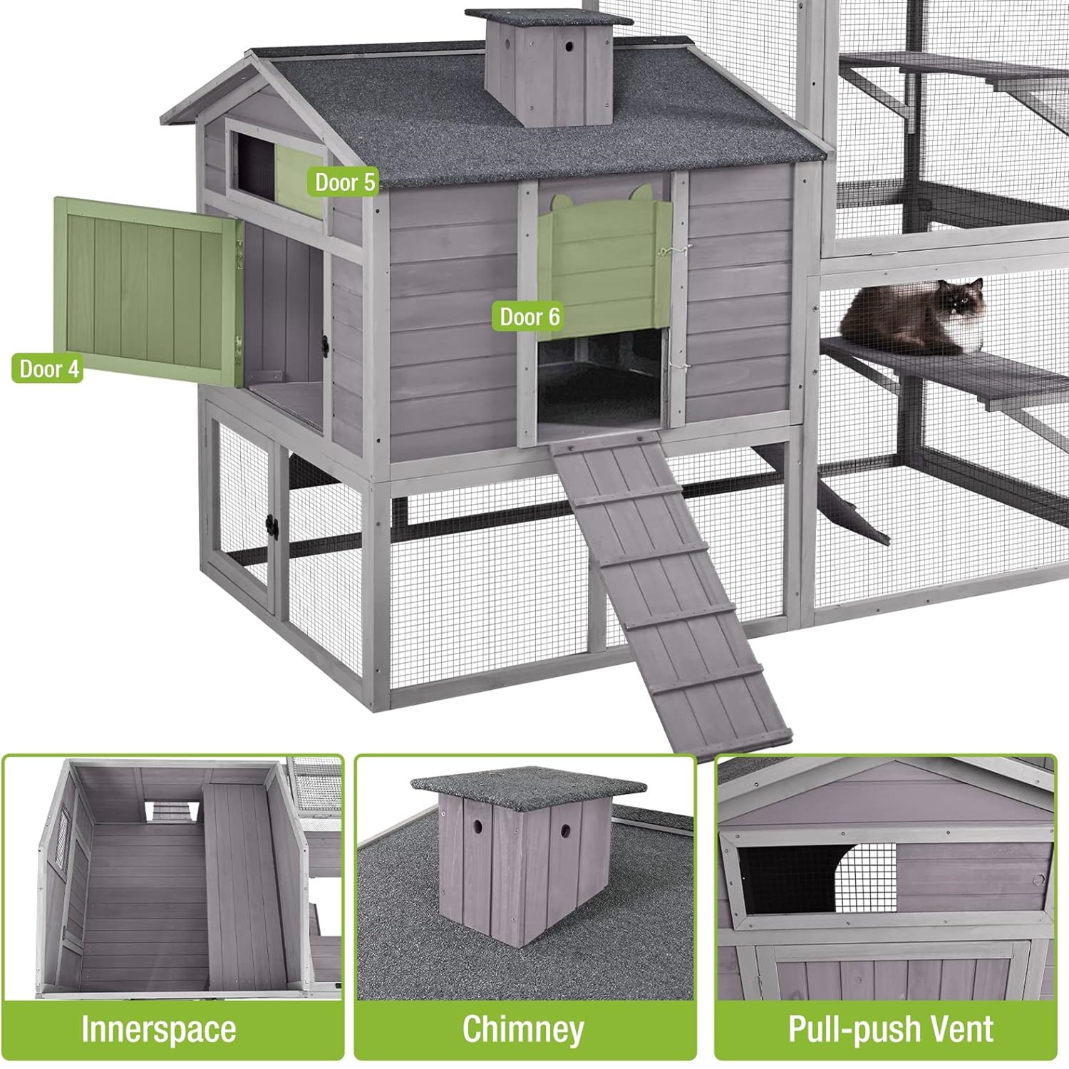 Cat House Cat Enclosures Temu