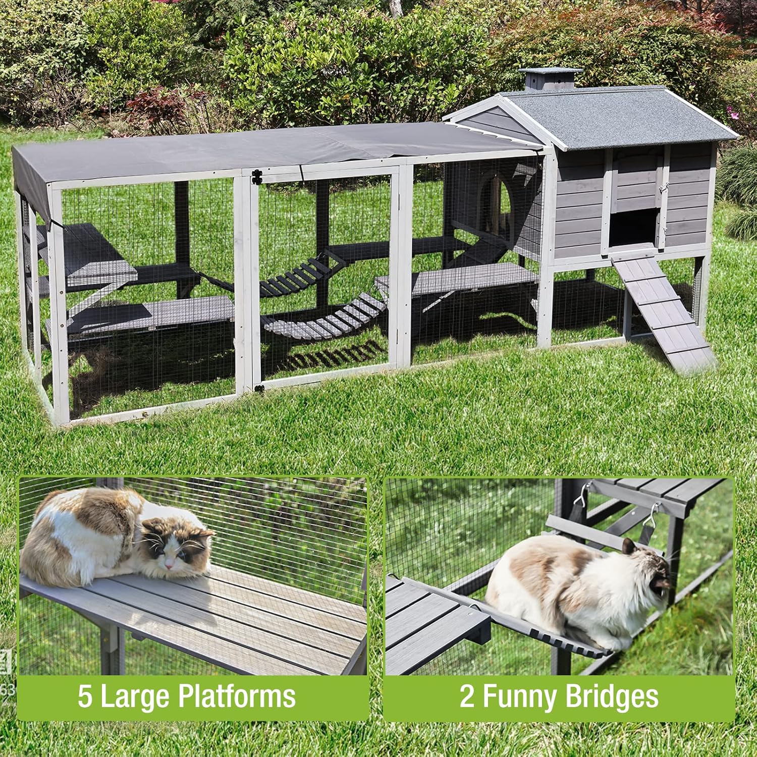 Cat House Cat Enclosures Temu