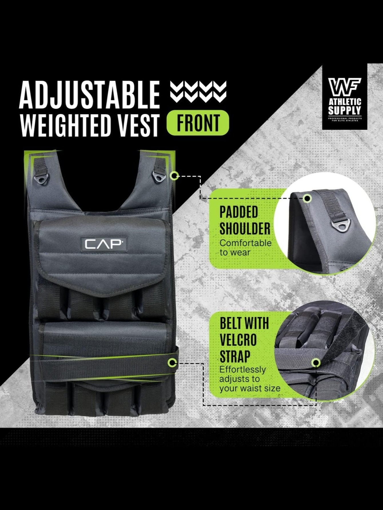 50 lb adjustable weighted vest strength training workout Temu