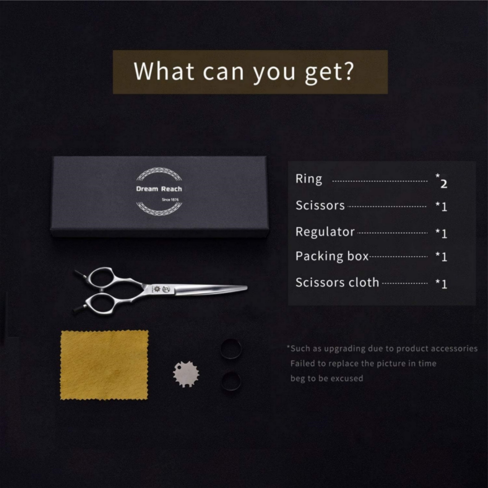 Grooming Pet Shear, 6.5 Inch Curved Scissors, Curved Shears For Cat