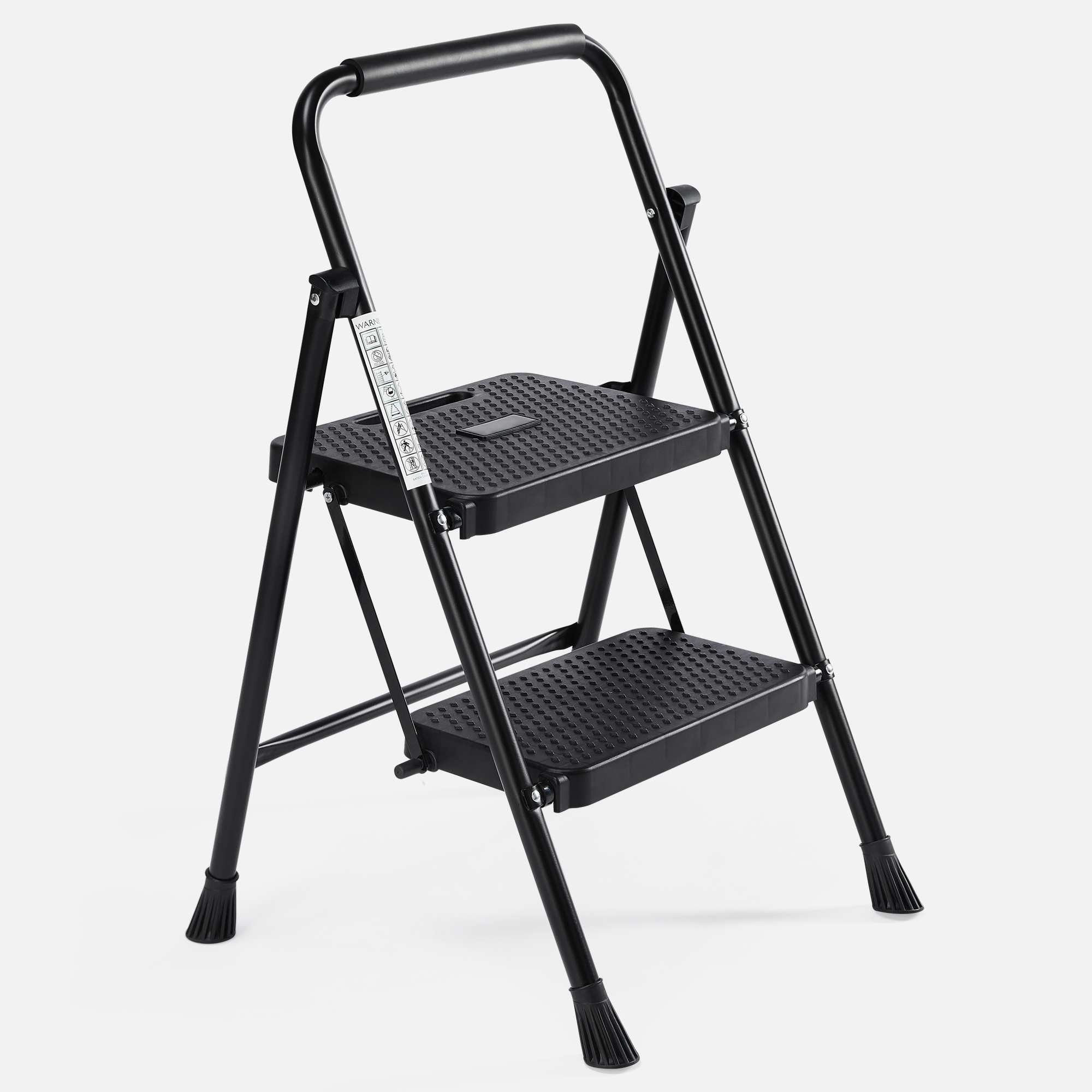 

Step Ladder, 800lbs Sturdy Portable Ladder, Folding Step Stool With Wide Anti-slip Pedal, Cushioned Handle, Lightweight Step Stool For Home Kitchen And Outdoor