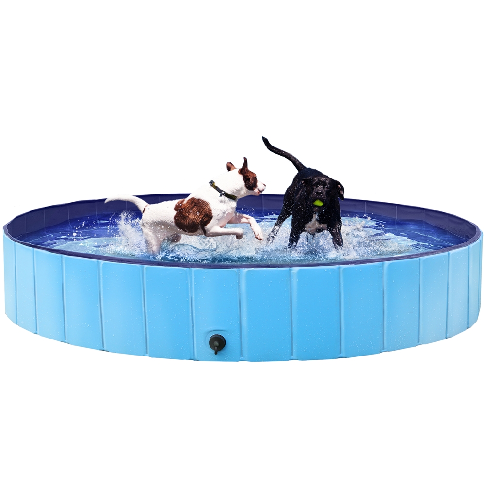 

Xxl Foldable Pet Pool, Portable Dogs/cats Bath Tub Indoor And Outdoor, Pvc Portable Wash Tub For Pet Dogs And Cat