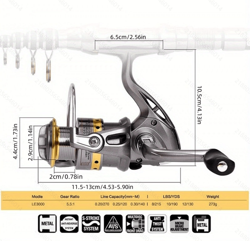 telescopic fishing rod reel combos full kit carbon - Temu