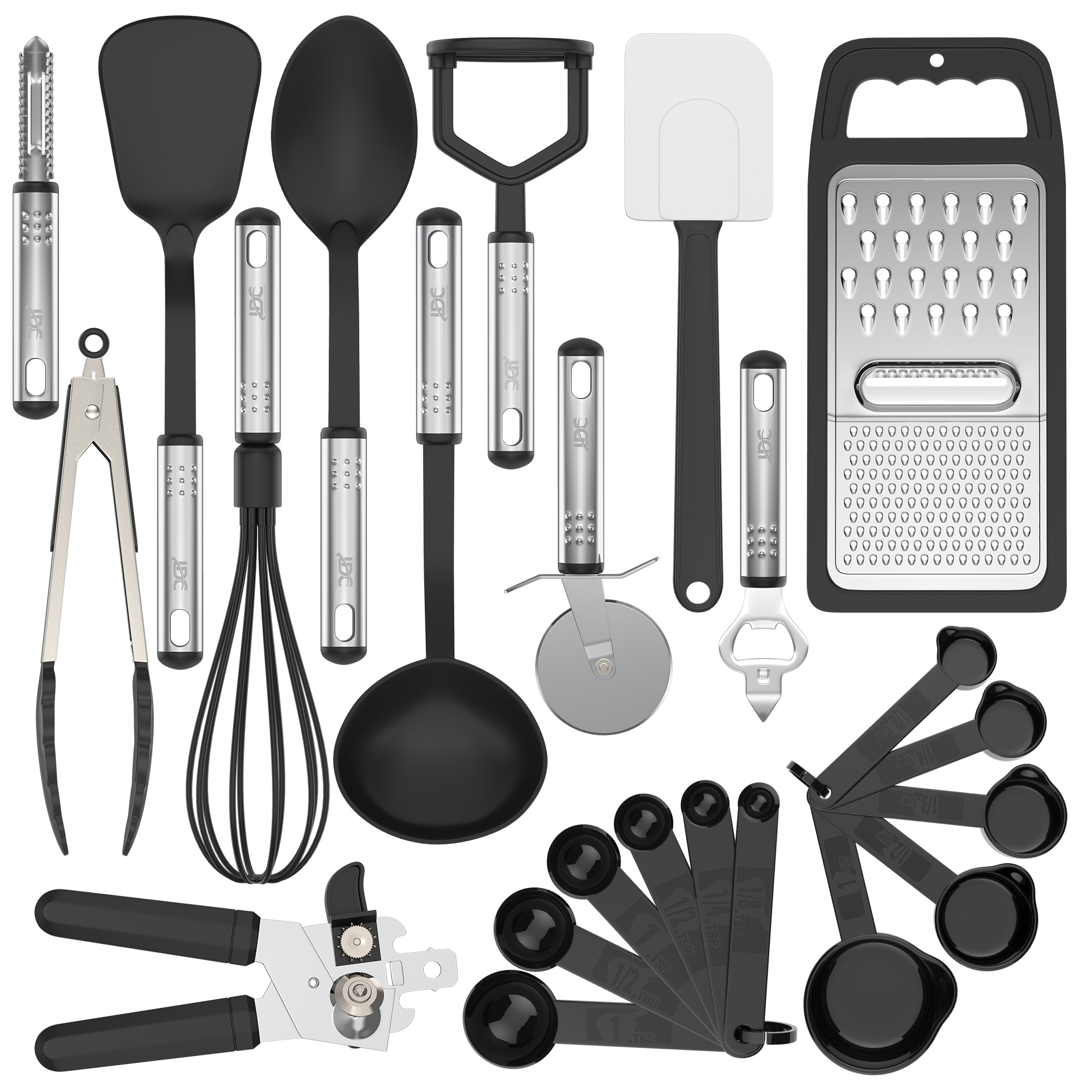 

Kitchen Utensils Set, 23 Pieces Kitchen Utensils, And Heat Resistant Cooking Utensils Set, Useful Kitchen Tools And Gadgets