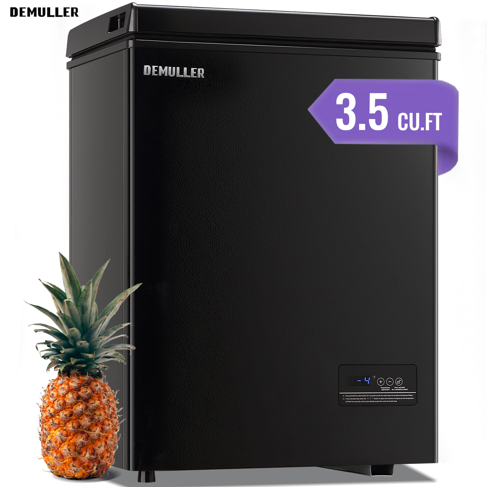 Deep Chest Freezer Mini Freezer Electronic Display Temu