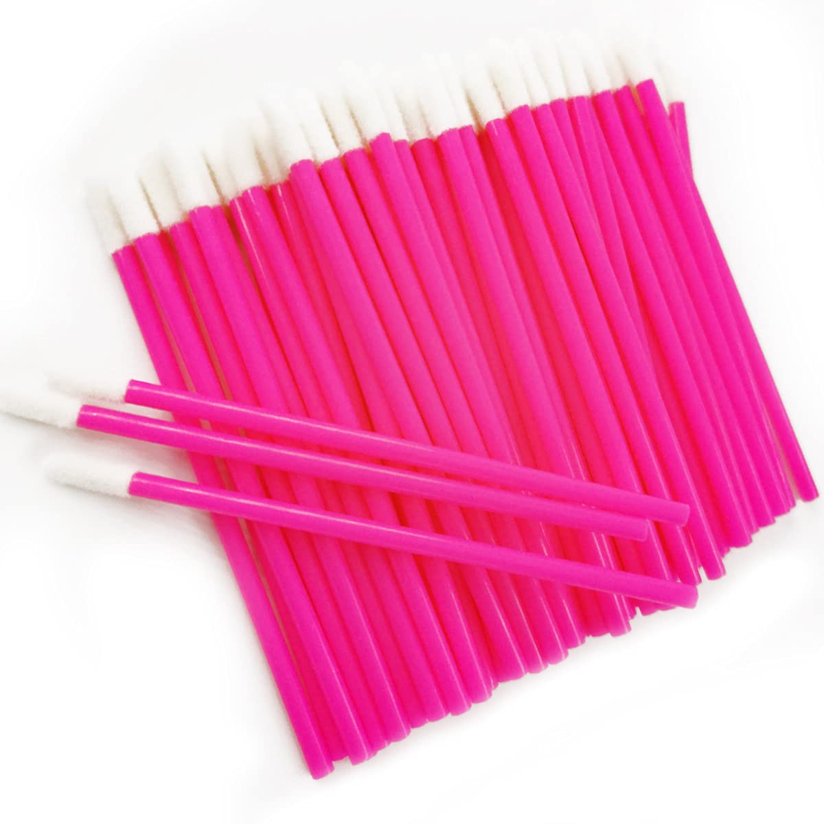 

50pcs Disposable Lip Brush Mascara Wands Brush Cleaning Lipstick Gloss Wands Applicator Eyelash Brush Pen Women Accessories