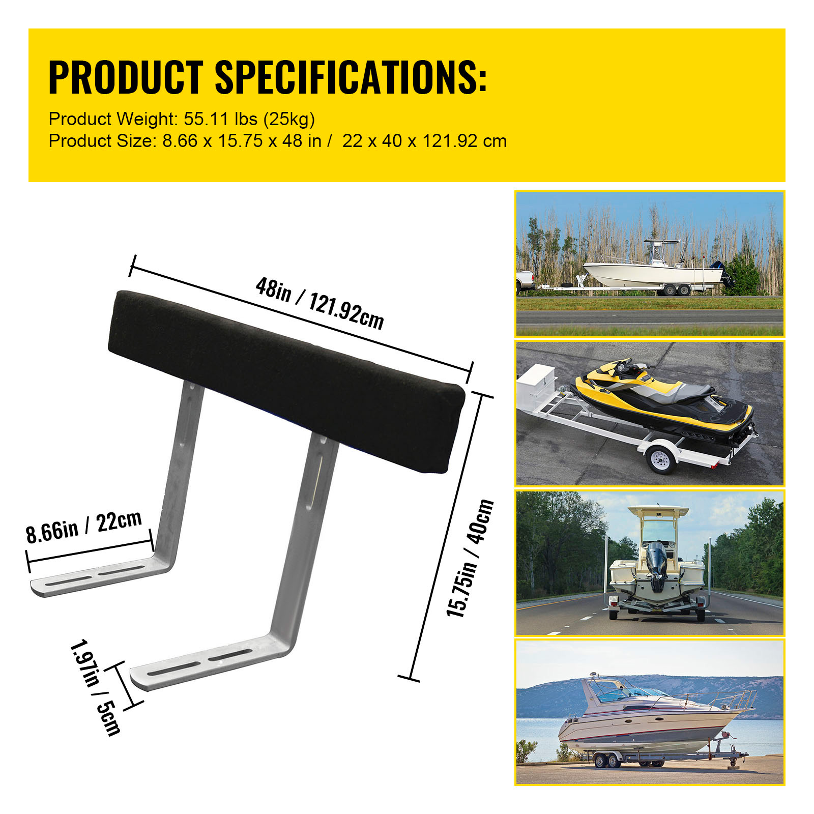 Boat Trailer Guide ons Steel Trailer Guide Temu