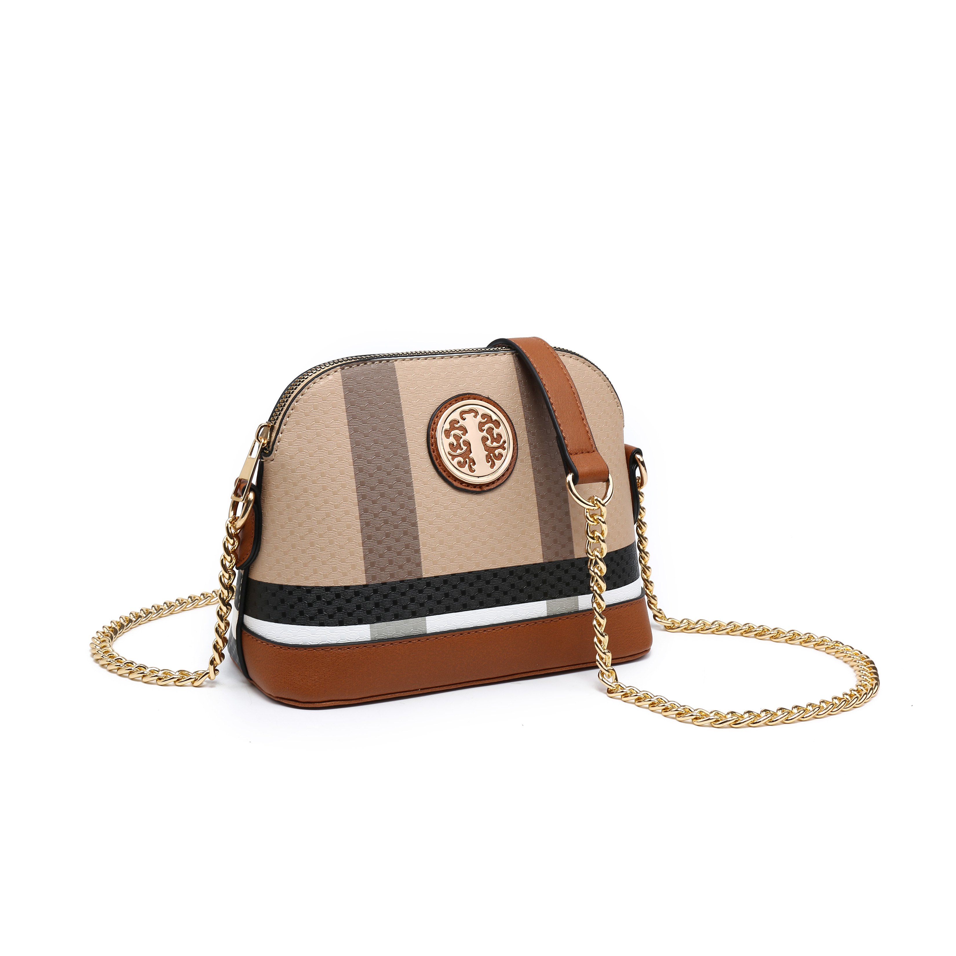 

Ragsto Small Dome Crossbody Bag With Chain Strap