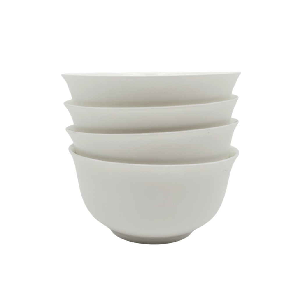Porcelain Bone China Pasta Bowl White Modena Pacifica Home