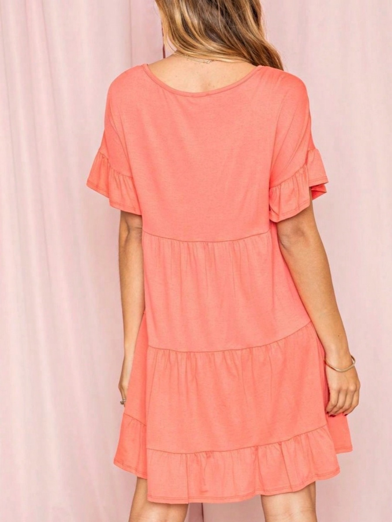 strapless open back dress Retro Revival Sleeveless Ruffled Mini Dress ‍ Mermaid Way Beige / L