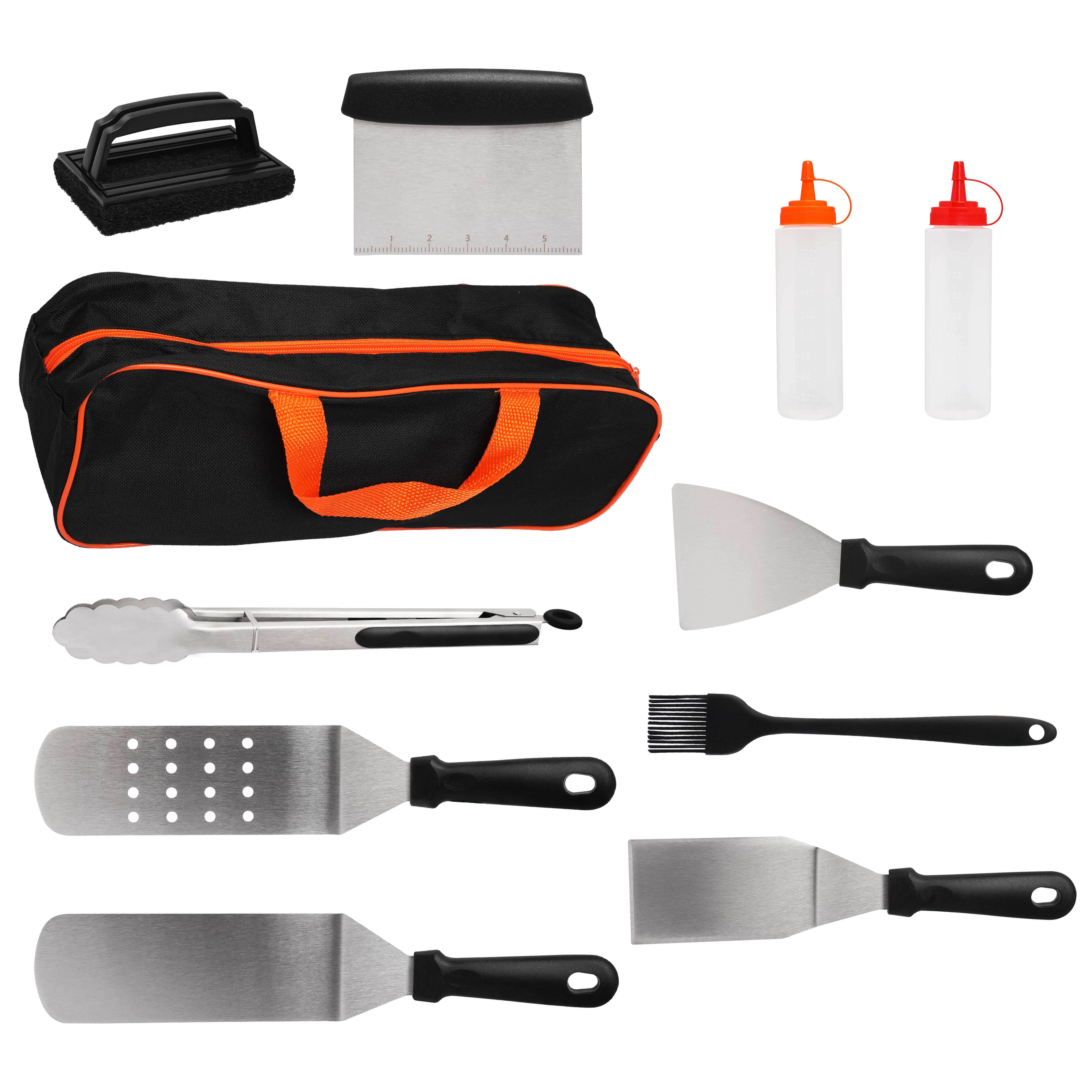 

Dr. Camp 11 Pcs Grill Set, Bbq Tools Set, Grill Accesories, All In 1 Grill Set With Stainless Steel Material