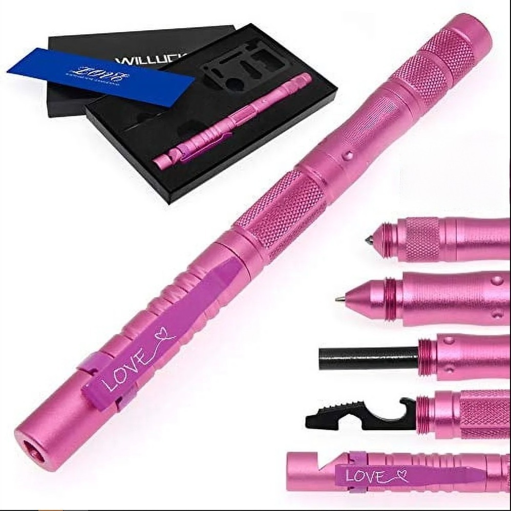 

Pink Color Gifts For Women Mom Wife, Christmas Stocking Stuffers For Women, Pink Multitool Pen For Camping Love Gifts, Best Valentines Day Anniversary Birthday Gifts For Girlfriend Her, Gift Box