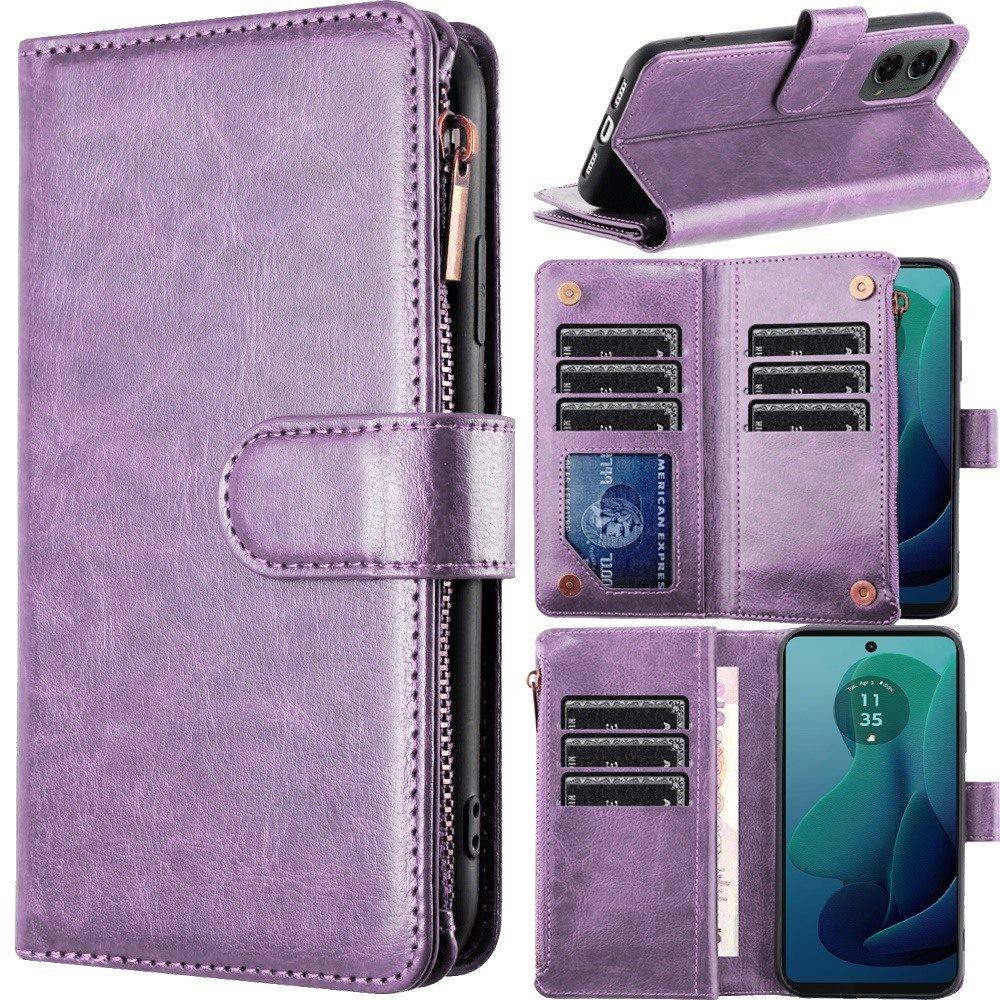 

For 2024 Phone Case, Luxury Wallet Card Id Zipper Money Holder Case Cover