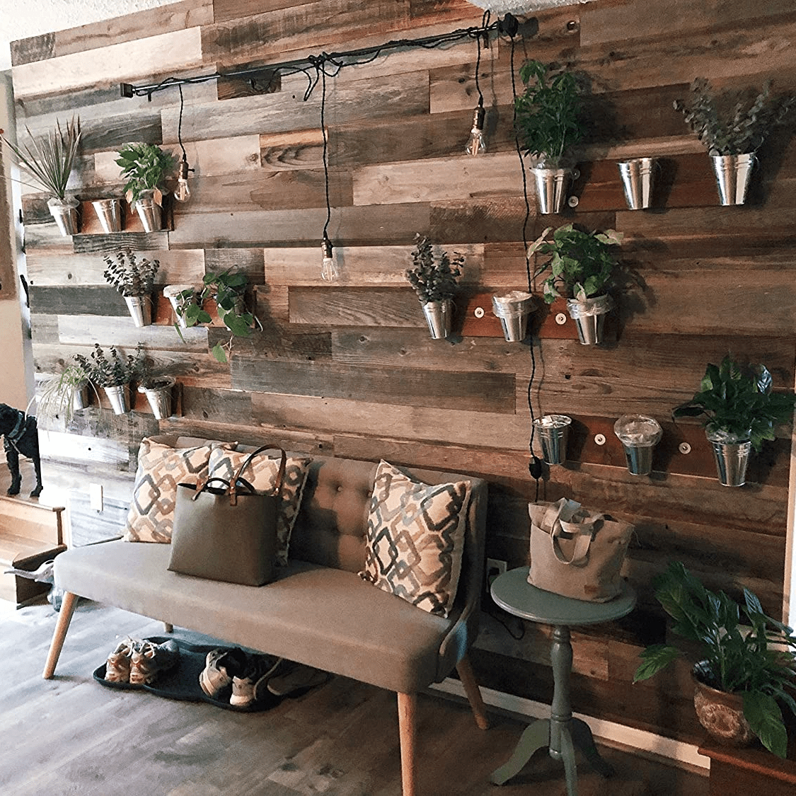 

Barnwood Wall Planks For Rustic Decor 11 Sq. Ft. Or 22 Sq. Ft. Bundle, 48" X 4.8" Slats, Perfect For Accent Walls & Ceilings