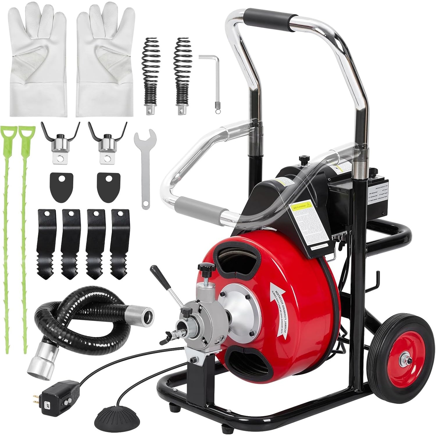 Drain Cleaner Machine Sewer Snake Auger Cleaner 4 Temu