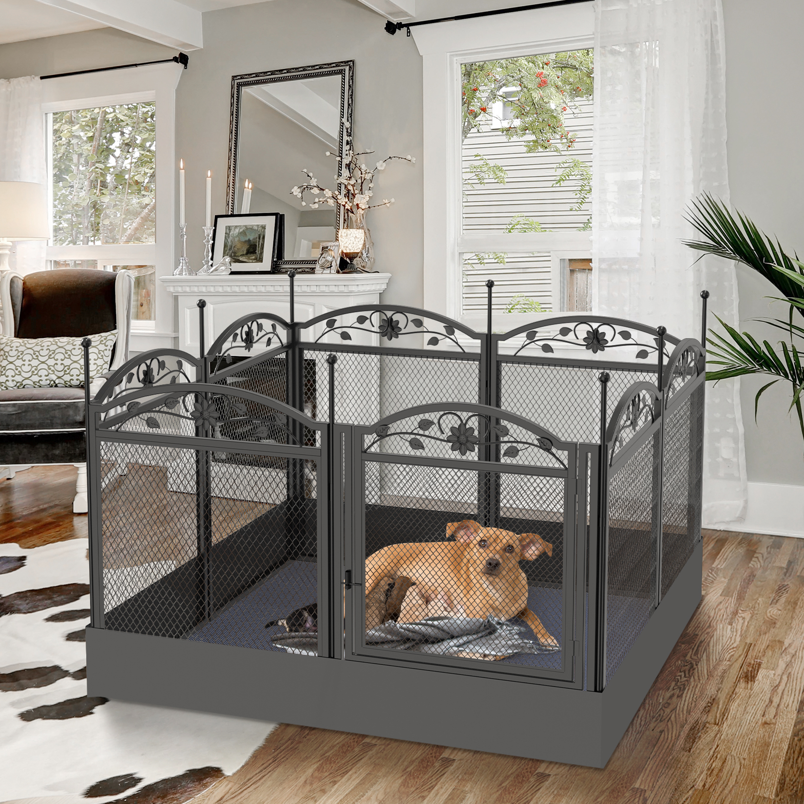 Pet Pen pistone Indoor Outdoor PVC