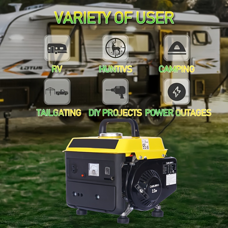 71cc Two stroke Gasoline Engine Portable Generator Outdoor - Temu