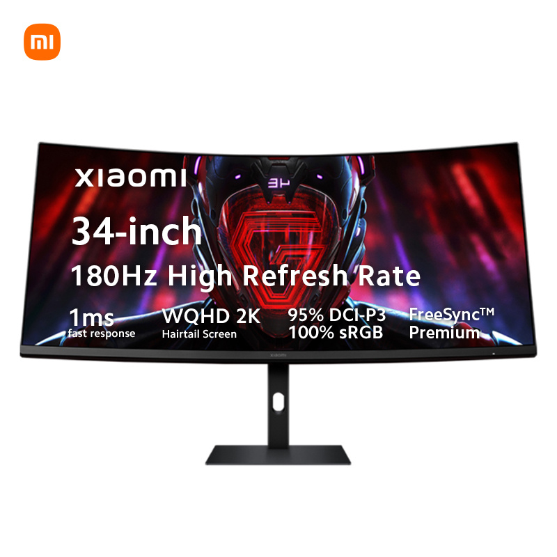 

Xiaomi Monitor 34-inch 180hz High Reshed Rate 1ms Fast Premium E2 Professional Calibration 95dci-p3 Srgb Low Blue Light Computer Screen Monitor Desktop Monitor