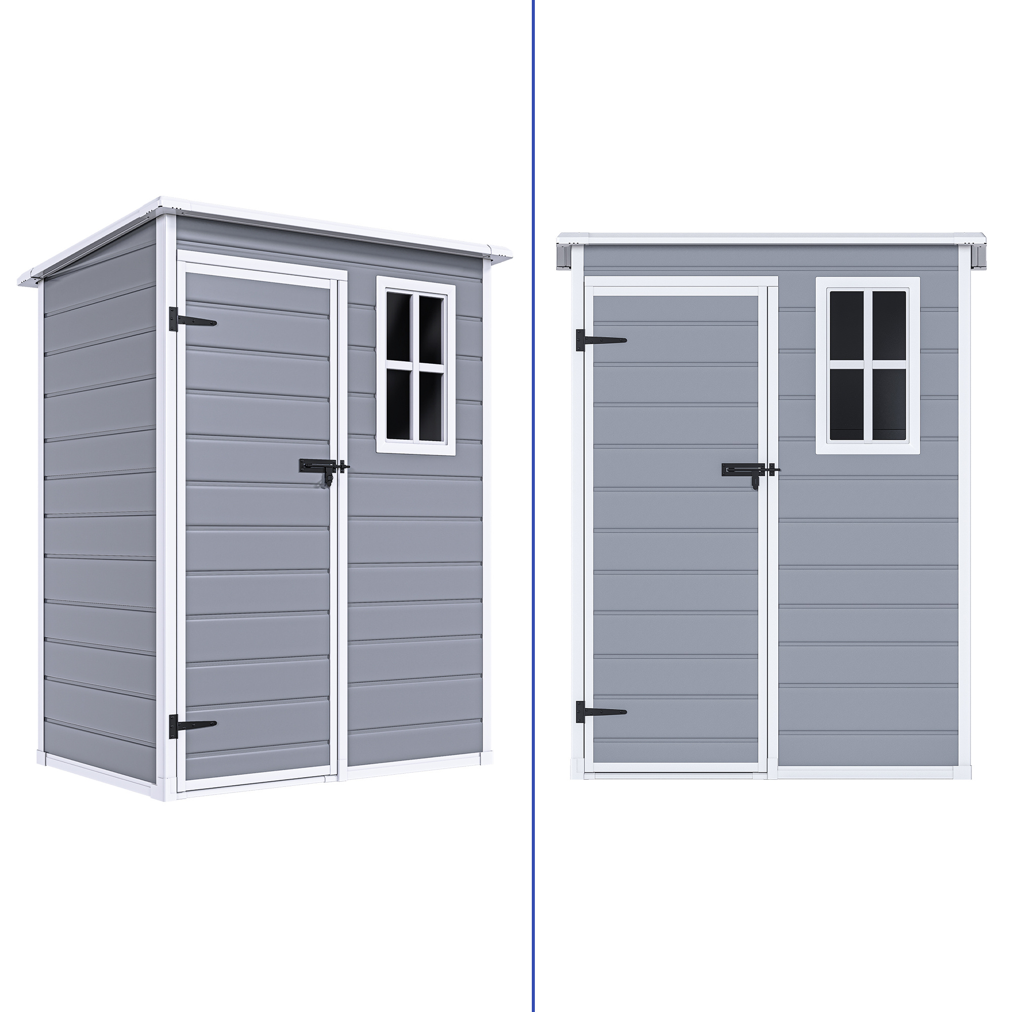 Resin Outdoor Storage Shed Floor Waterproof Lockable Storage Temu